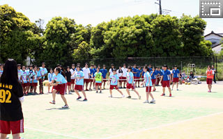 Tamawaza Festival－3年女子ドッヂボール決勝の写真です。