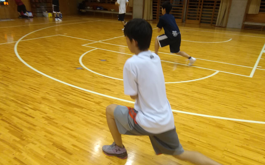 ランジ バスケットボール部(男子)/ランジの様子です。