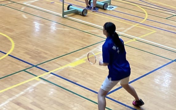 大会の様子2 バドミントン部(女子)/大会の様子2です。