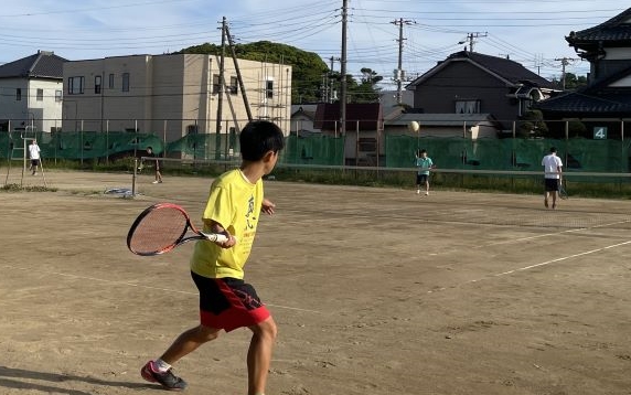 ソフトテニス部／練習の様子６