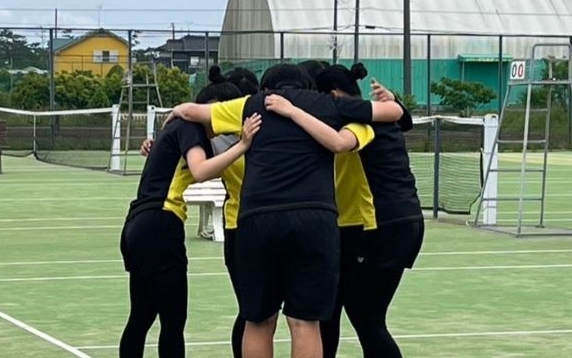 試合前のかけ声 テニス部/試合前のかけ声